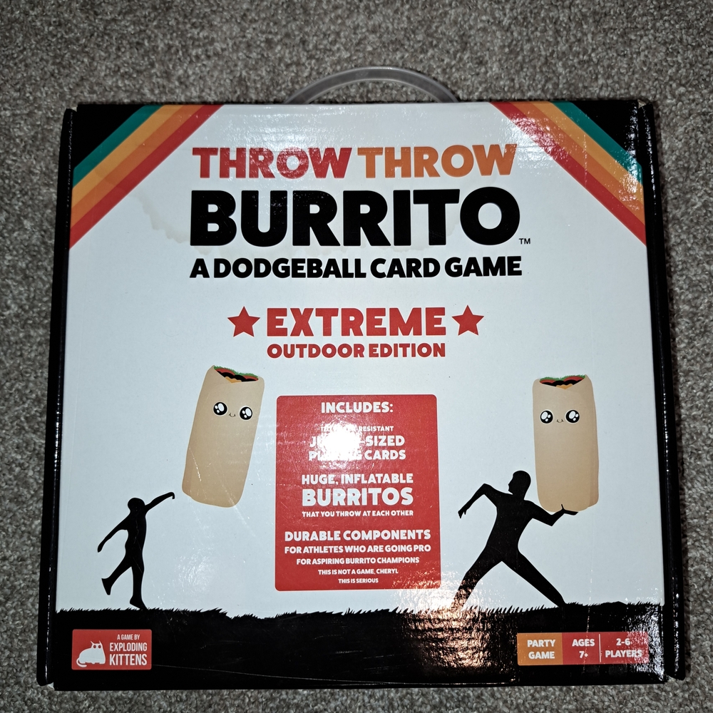 Throw Throw Burrito Extreme Outdoor Edition Game